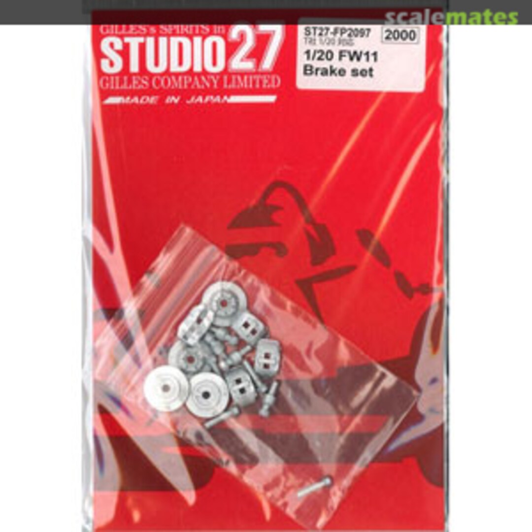 Studio27 FP2097 1/20 Williams FW11 Brake Set - BanzaiHobby