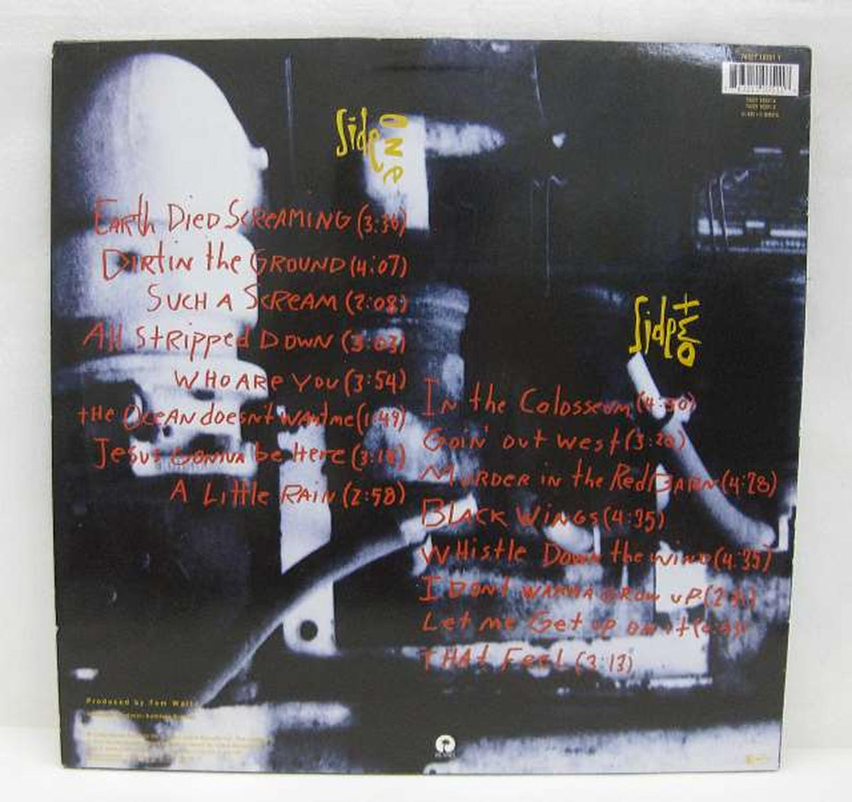 Island Records TOM WAITS / BONE MACHINE TOM WAITS / BONE MACHINE