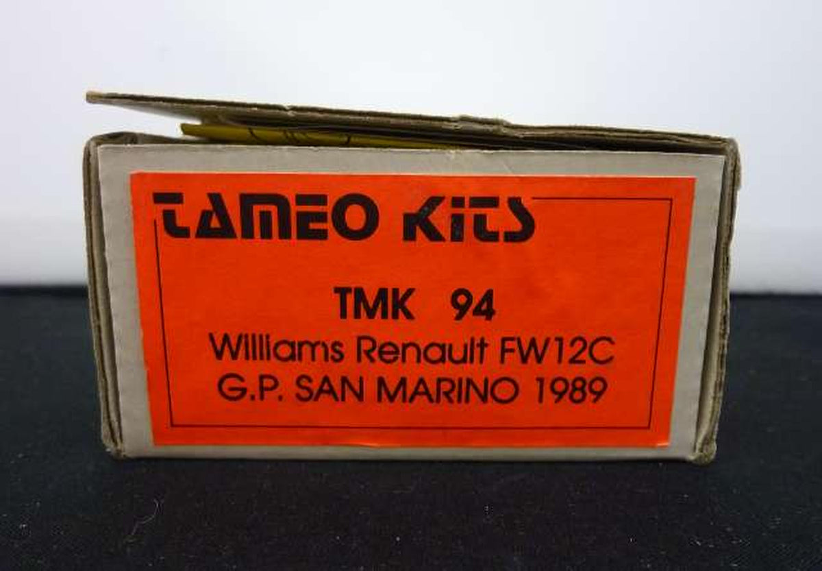 Tameo Kit Williams Renault FW12C San Marino GP - Banzai Thrifting | BanzaiHobby