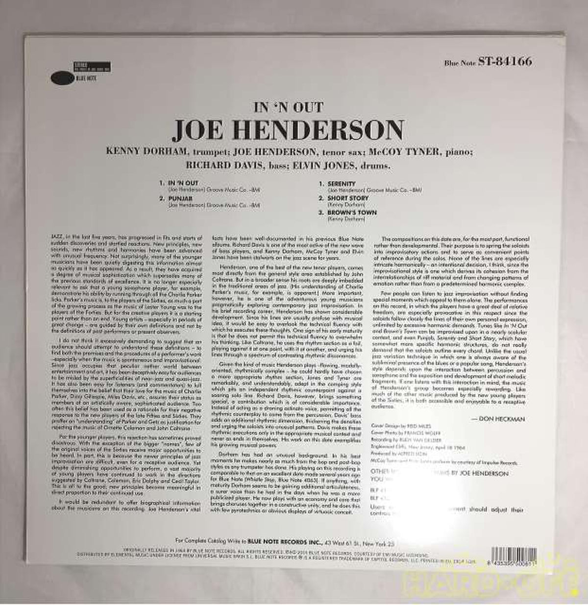 － Blue Note EU Edition JOE HENDERSON