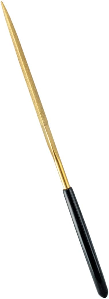 Mineshima I-200D Titanium Coated Diamond File #200 Triangular - BanzaiHobby