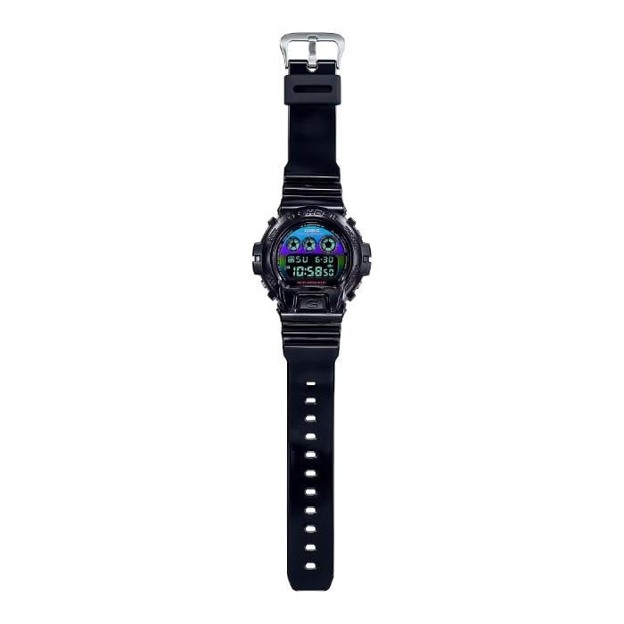 カシオ腕時計 ジーショックヴァーチャル レインボー：ゲーマーズ RGBシリーズ DW-6900RGB-1 メンズサイズ ブラック 海外モデル [並行輸入品] - BanzaiHobby
