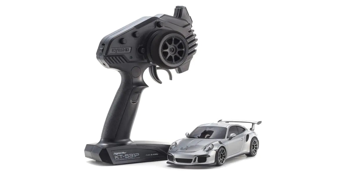 Kyosho 32358S MR04 RWD R/S Porsche 911 GT3 RS Silver
