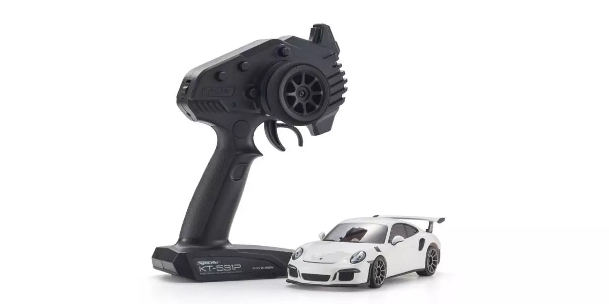 Kyosho 32358W MR04 RWD r/s Porsche 911 GT3 RS White - BanzaiHobby