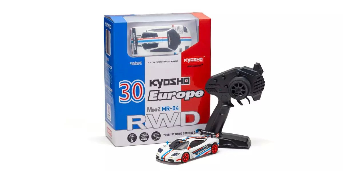 Kyosho 32372KE MR04RWD MINI-Z readyset McLaren F1 GTR KE 30th Anniversary Edition