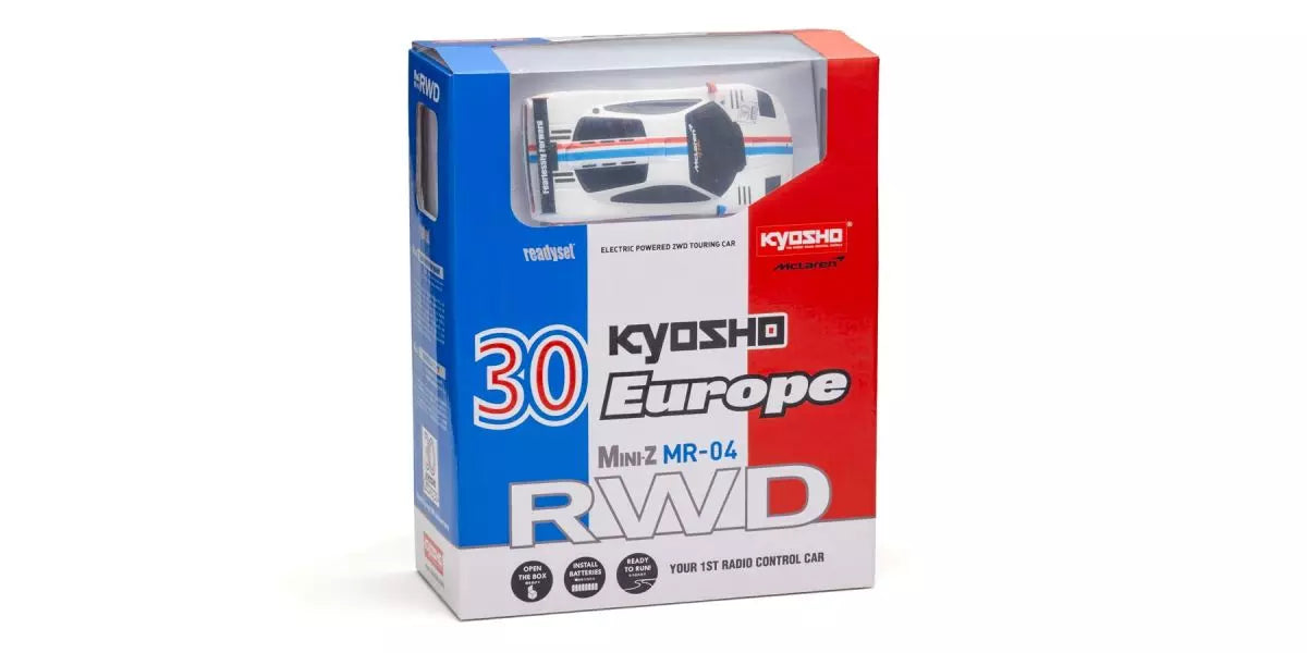 Kyosho 32372KE MR04RWD MINI-Z readyset McLaren F1 GTR KE 30th Anniversary Edition