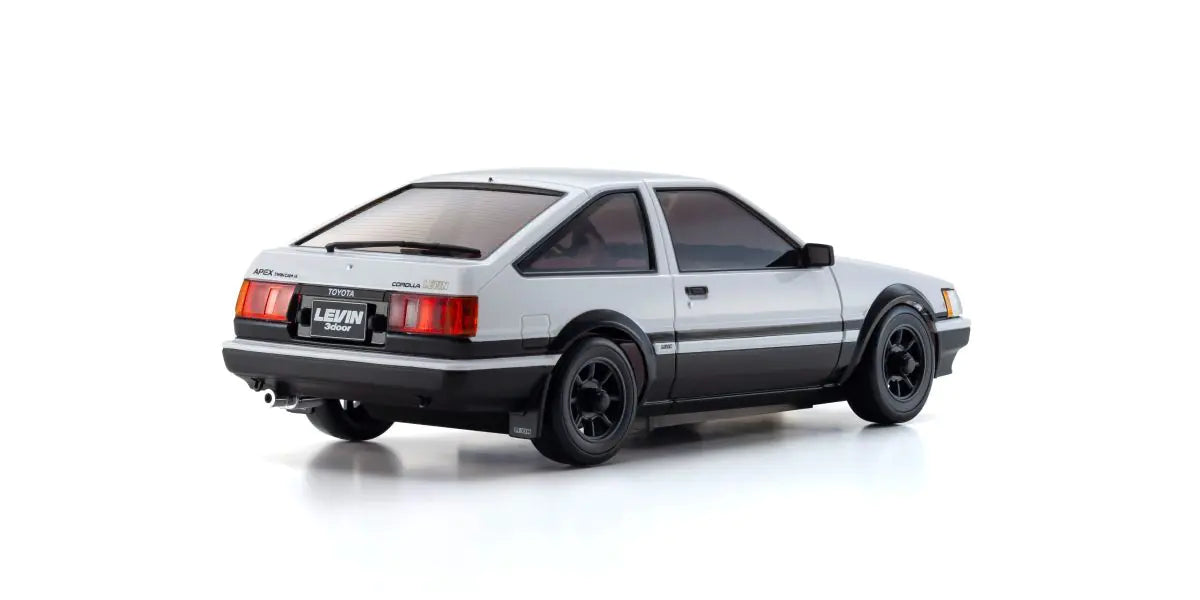 Kyosho 32641WBK MINI-Z AWD Toyota COROLLA LEVIN AE86 White/Black