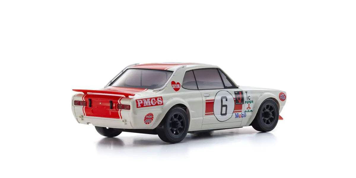 Kyosho 32643R 2000GT-R (KPGC10) Racing 1972 #6 Red