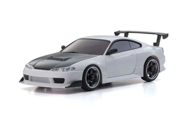 Kyosho 32647W MINI-Z AWD NISSAN SILVIA S15 equipped with GT Wing White