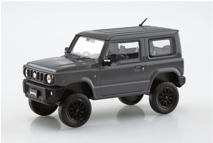 Aoshima 1/32 Aoshima Suzuki Jimny Custom Wheel (Medium Grey) - BanzaiHobby