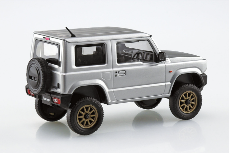 Aoshima 1/32 Aoshima Suzuki Jimny Custom Wheel (Silky Silver Metallic) - BanzaiHobby