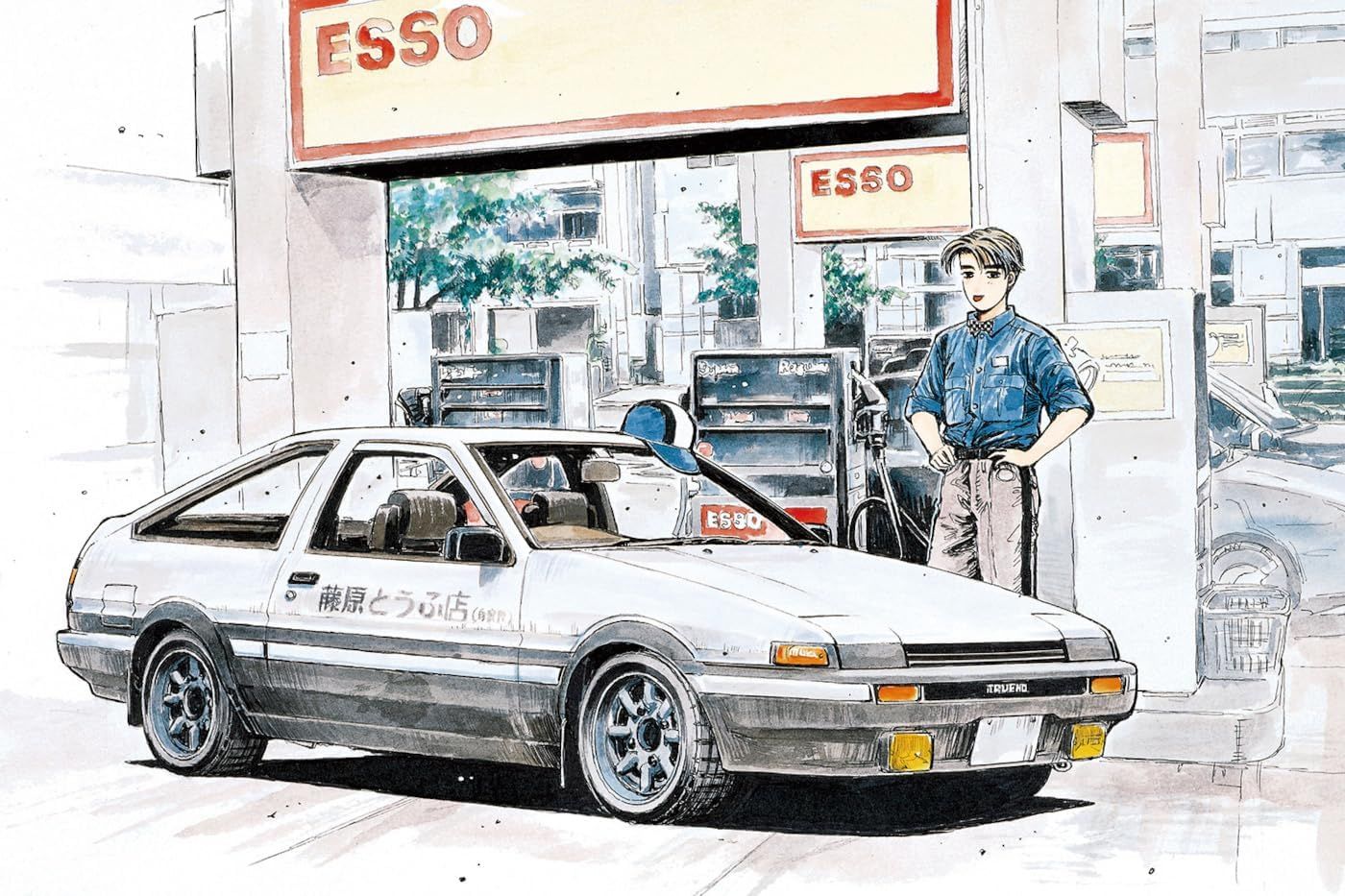 Aoshima Bunka Kyozai The Snap Kit Series No.CM1 1/32 Initial D Occitane of Takumi - BanzaiHobby