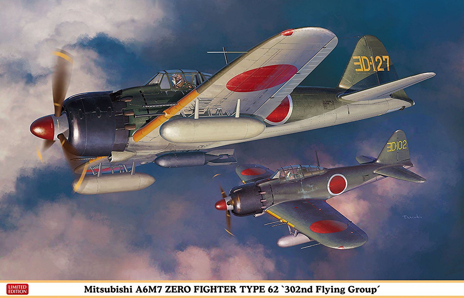 Hasegawa 1/32 Mitsubishi A6M Zero Type 62 302nd Flying Group - BanzaiHobby