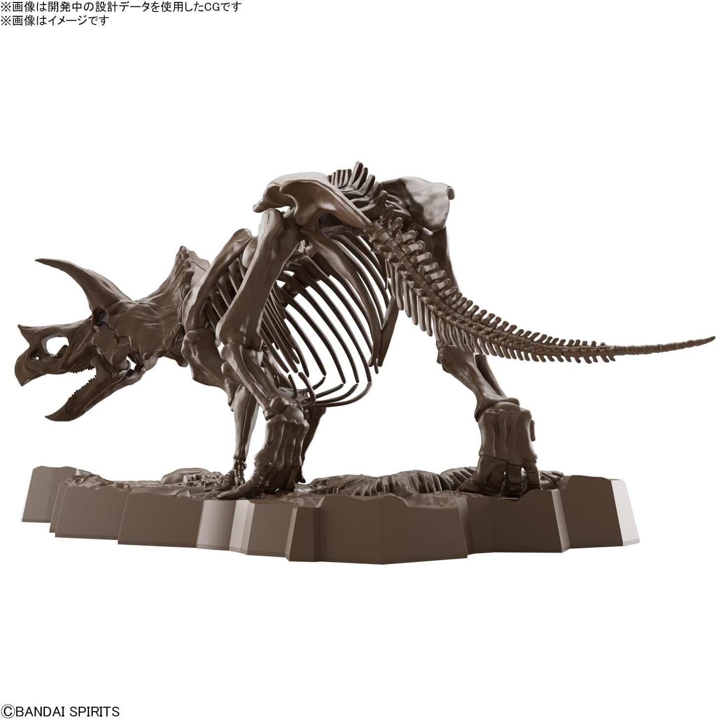 Bandai Imaginary Skeleton Triceratops 1/32 Scale Plastic Model - BanzaiHobby