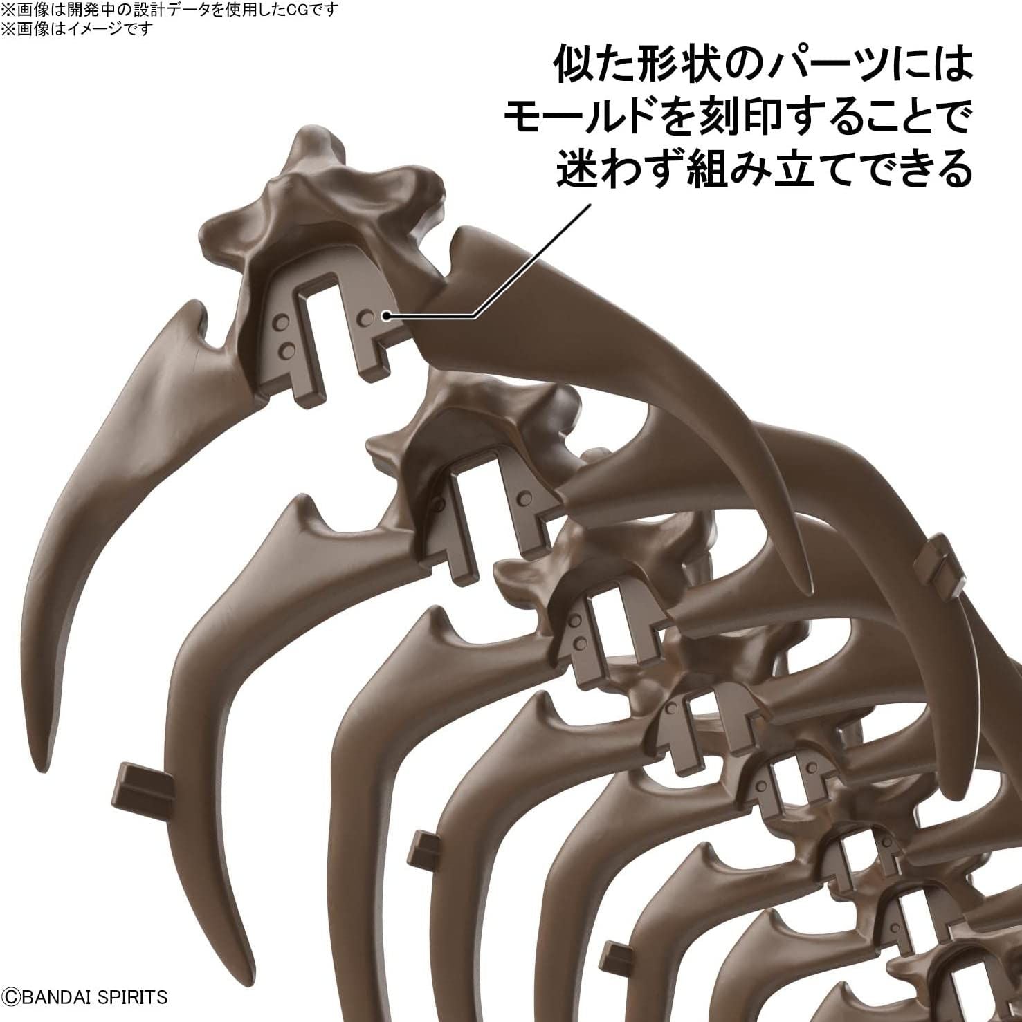 Bandai Imaginary Skeleton Triceratops 1/32 Scale Plastic Model - BanzaiHobby