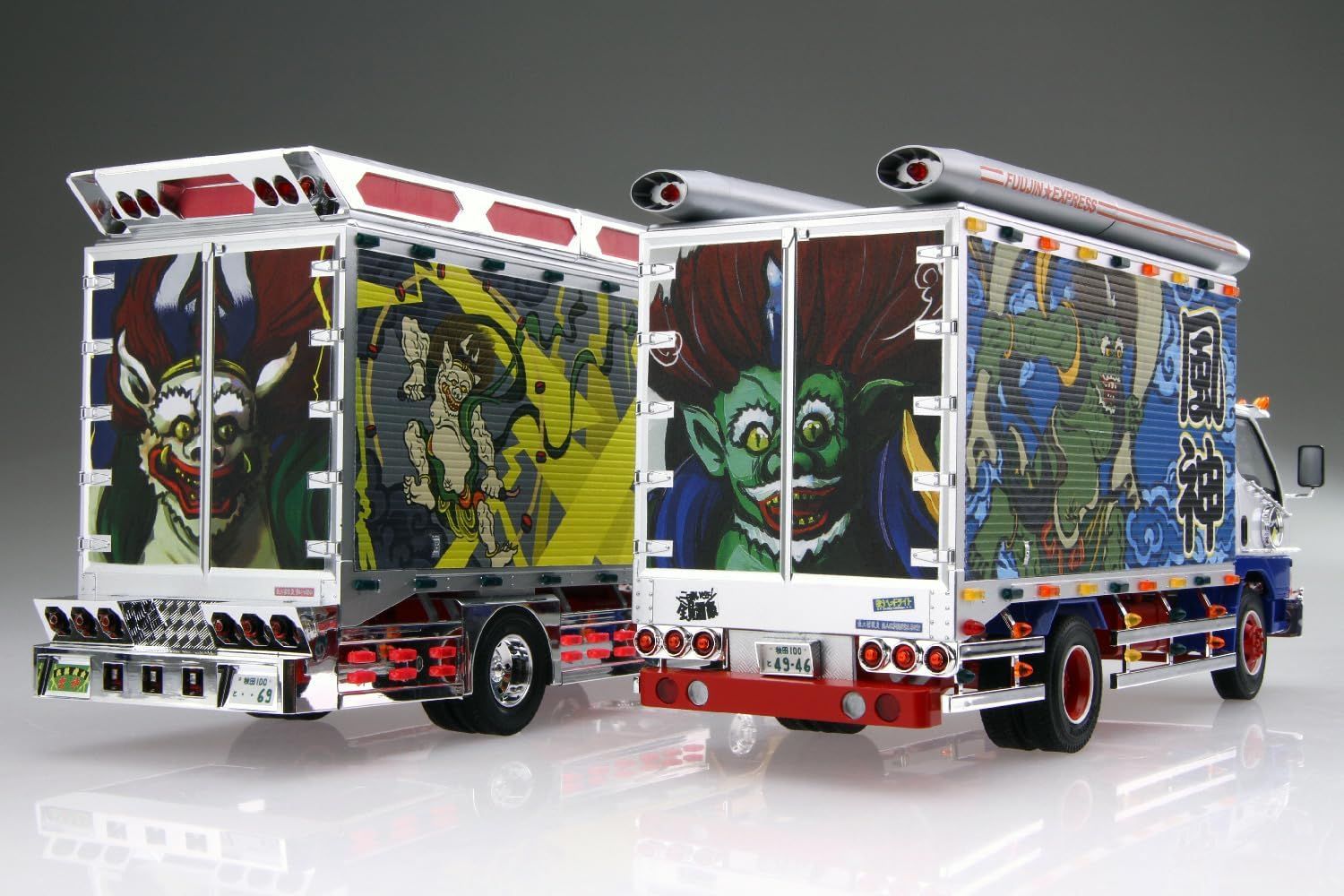 Aoshima Bunka Kyozai 1/32 The Decorator Series No.3 Fujin ☆ Thunder God - BanzaiHobby