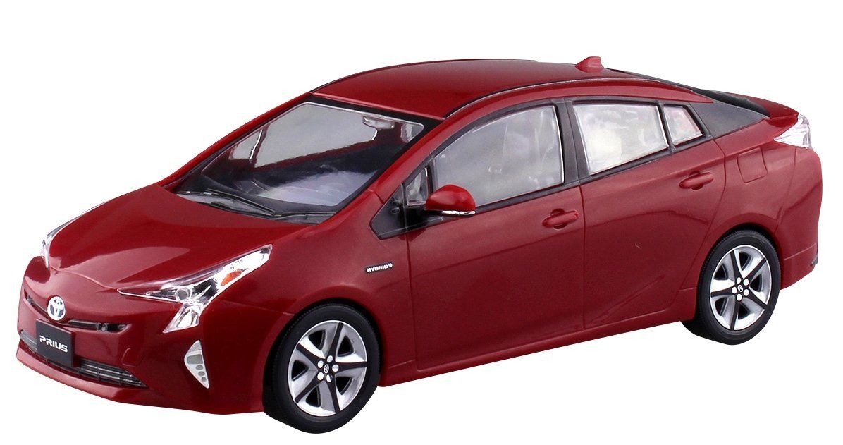 Aoshima 1/32 Toyota Prius Emotional Red - BanzaiHobby