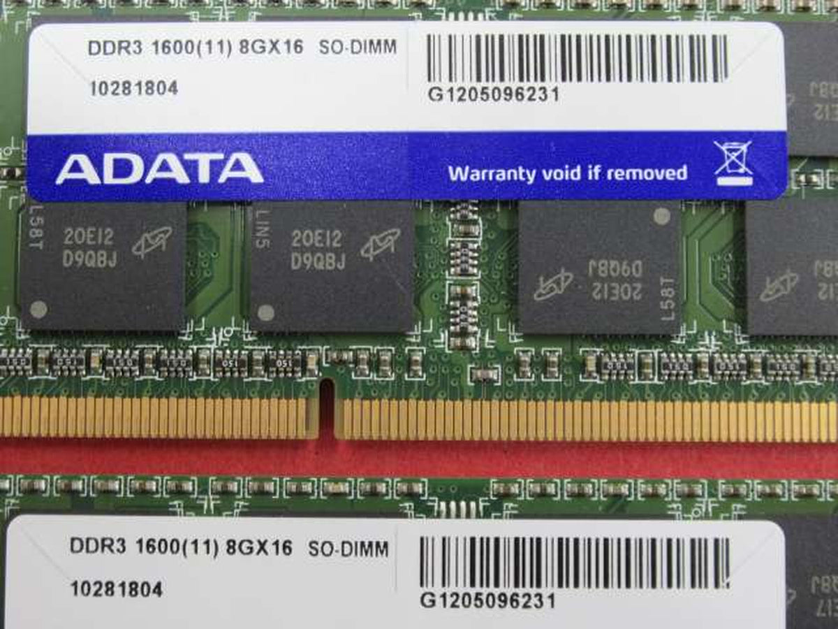 ADATA [For Notebook PCs] DDR3 1600 8GB× 2 Chips DDR3 1600(11) 8GX16 SO-DIMM
