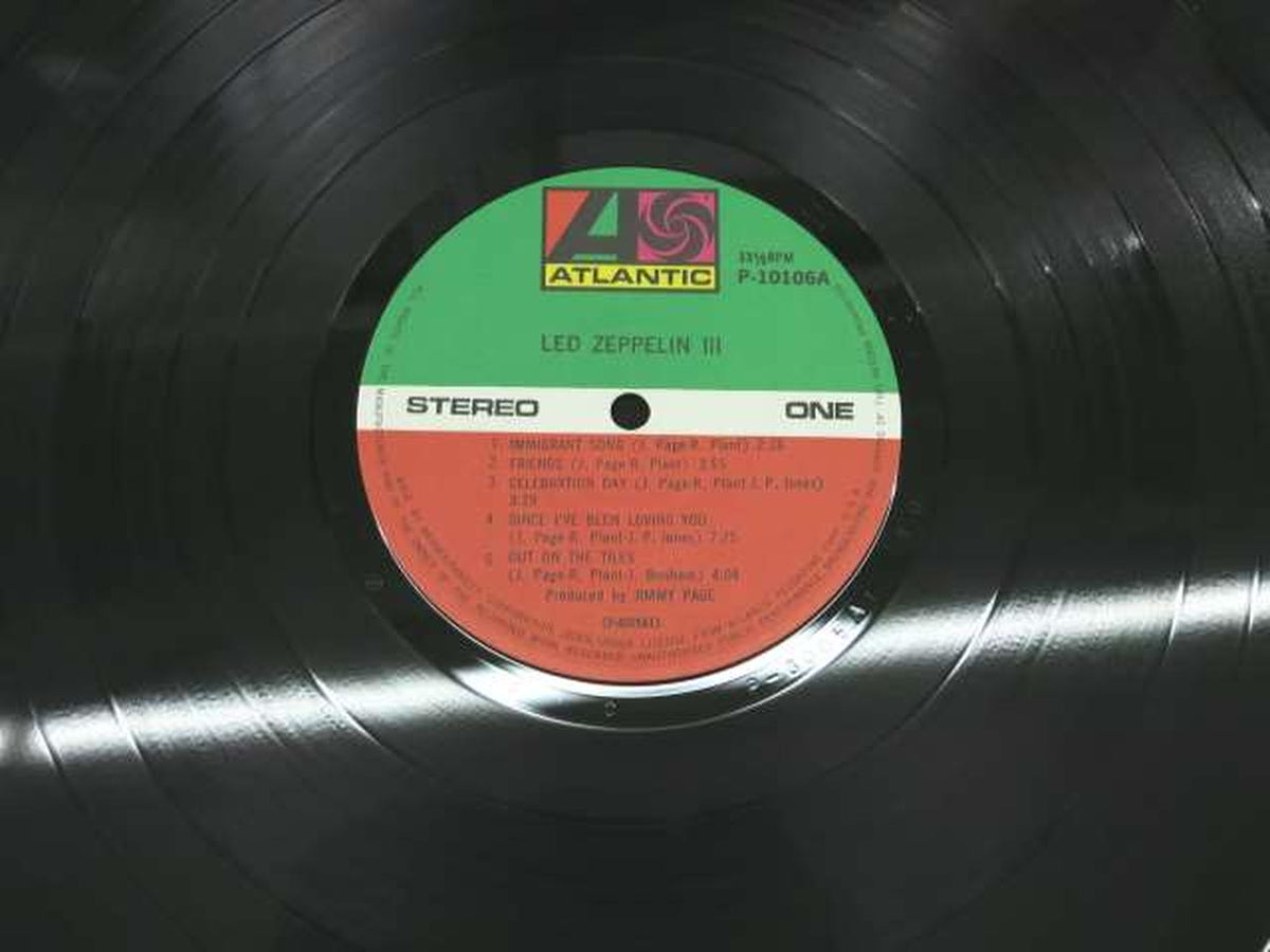 ATLANTIC Western Music Led Zeppelin III P-10106A