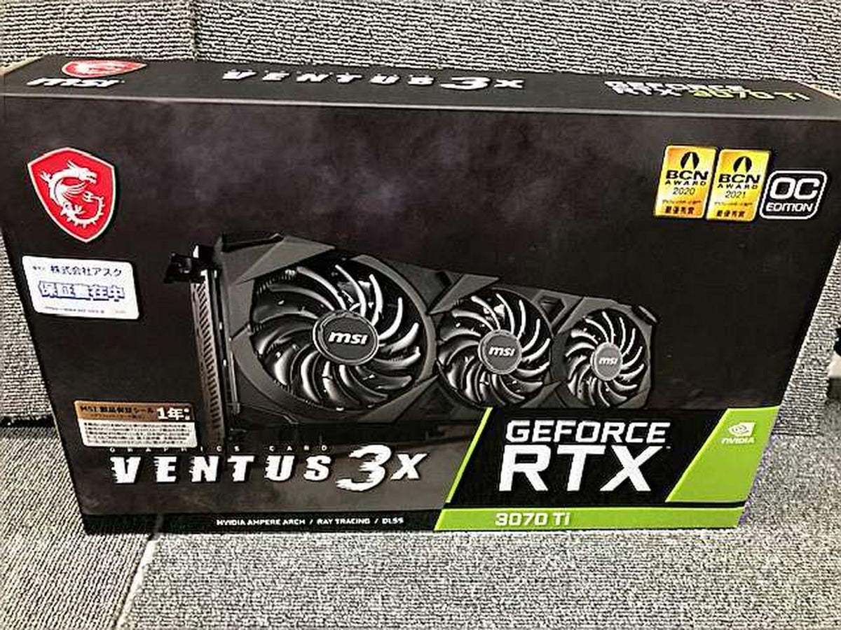 MSI NVIDIA PCI-Express GEFORCE RTX 3070 TI VENTUS 3X