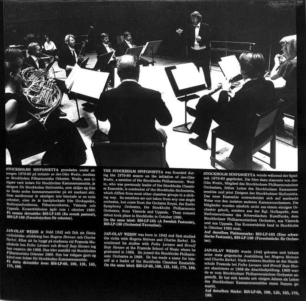 BIS (Imported West Germany) Mozart Serenade No. 12 Wedin BIS LP-186