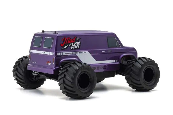 Kyosho 34412T2 1:10 Scale Radio Controlled Electric Powered 4WD FAZER Mk2 FZ02L-BT readyset MAD VAN Color Type2 - BanzaiHobby