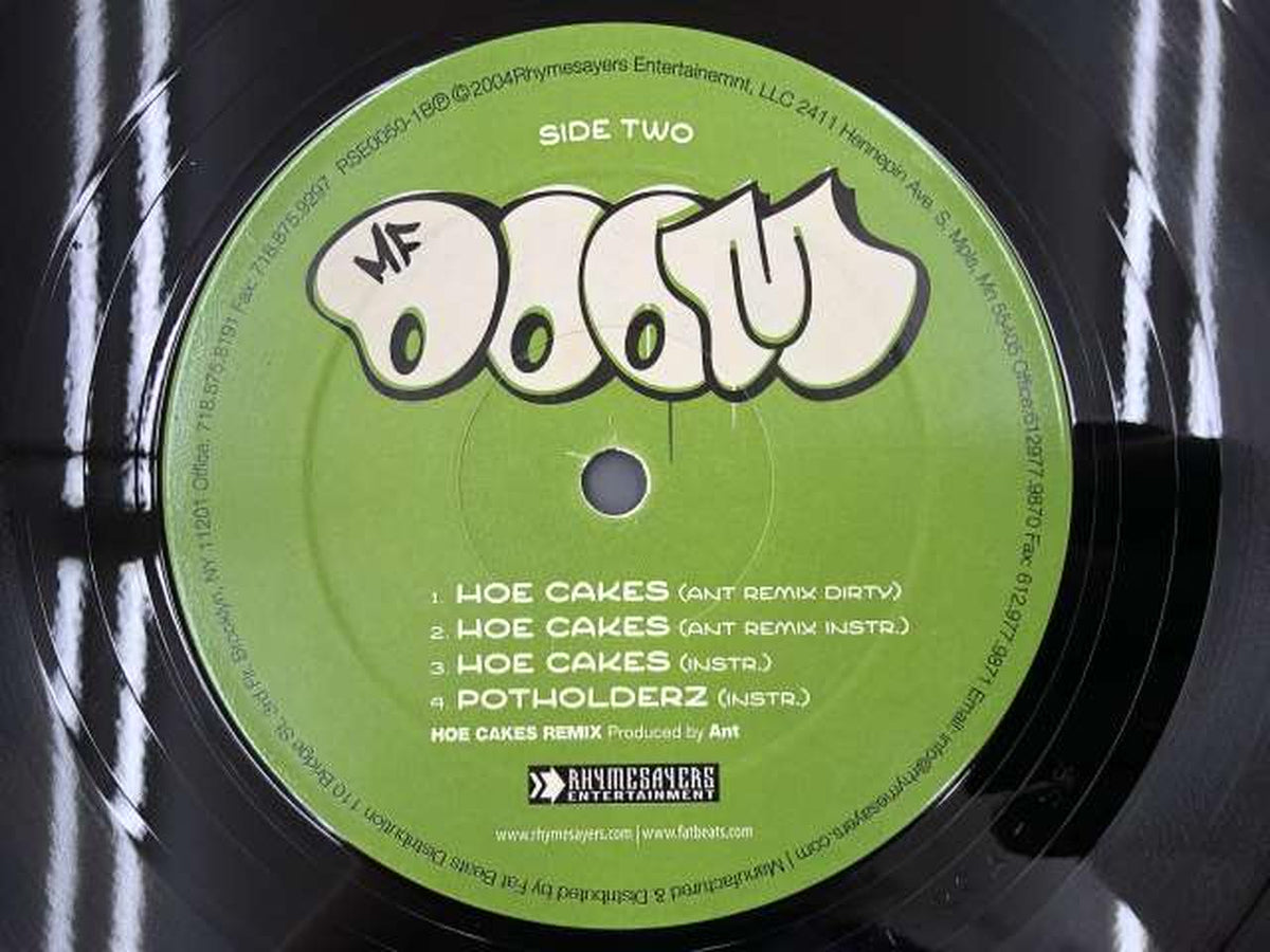 RHYMESAYERS Western Music MF DOOM/HOE CAKES B/W POTHOLDE