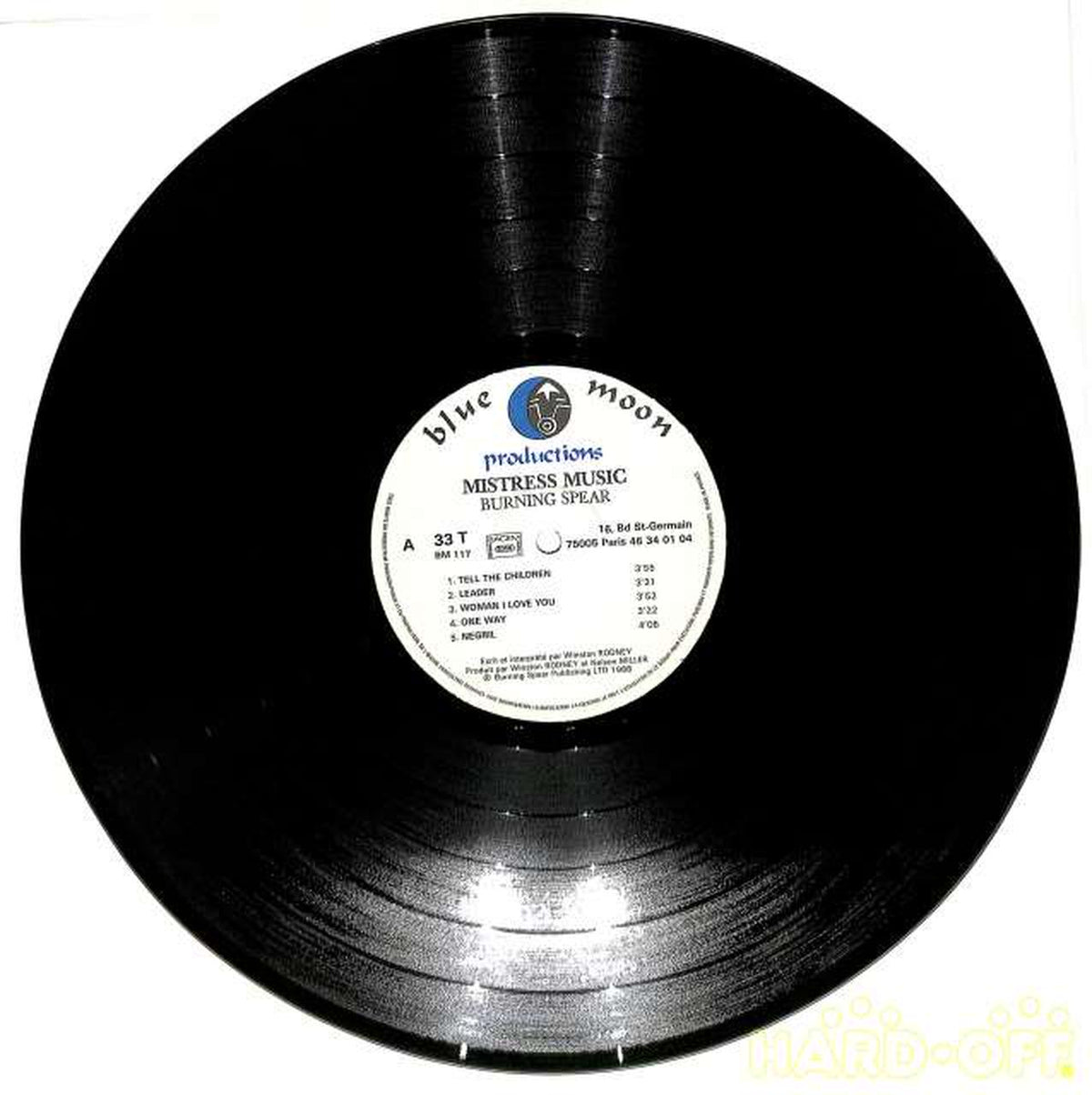 SLASH Burning Spear "MISTRESS MUSIC" BM117 (exported)