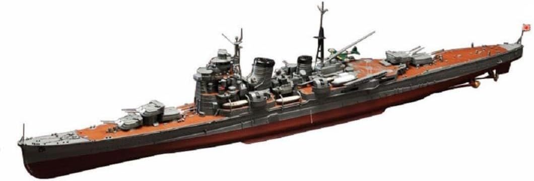 Aoshima Bunka Kyozai 1/350 Iron Clad Steel Ship Heavy Cruiser Nachi 1943 - BanzaiHobby