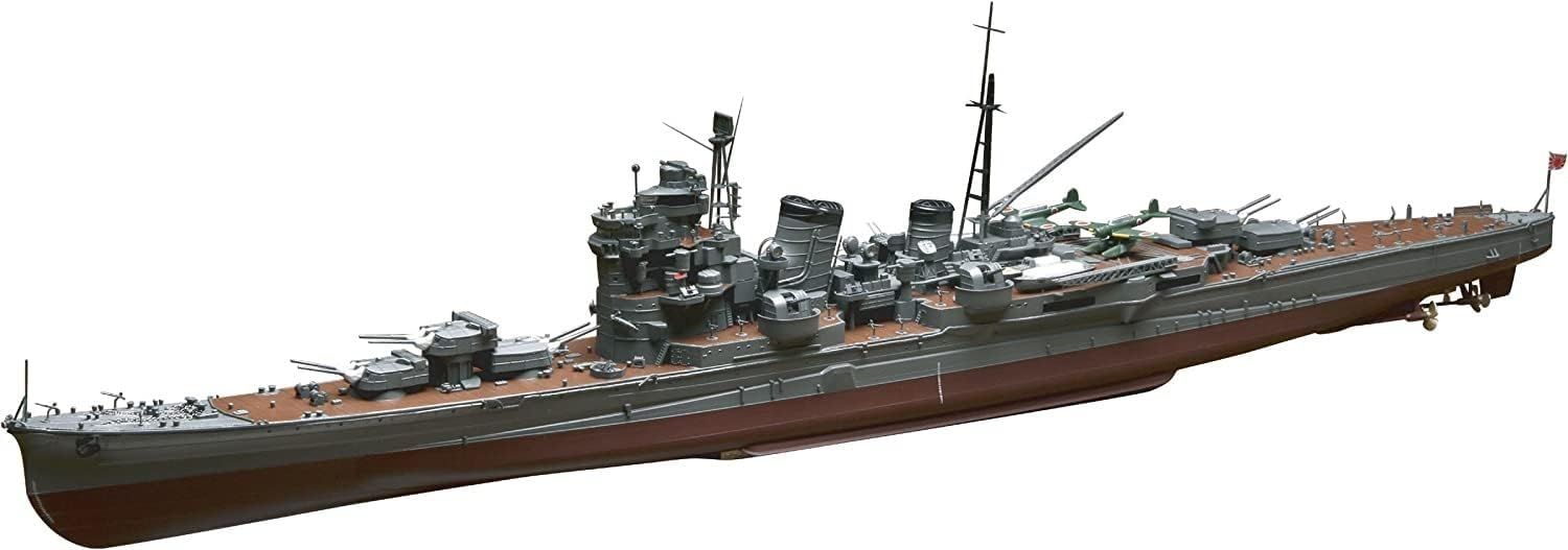 Aoshima 1/350 Ironclad [Steel Ship] Heavy Cruiser Ashigara - BanzaiHobby