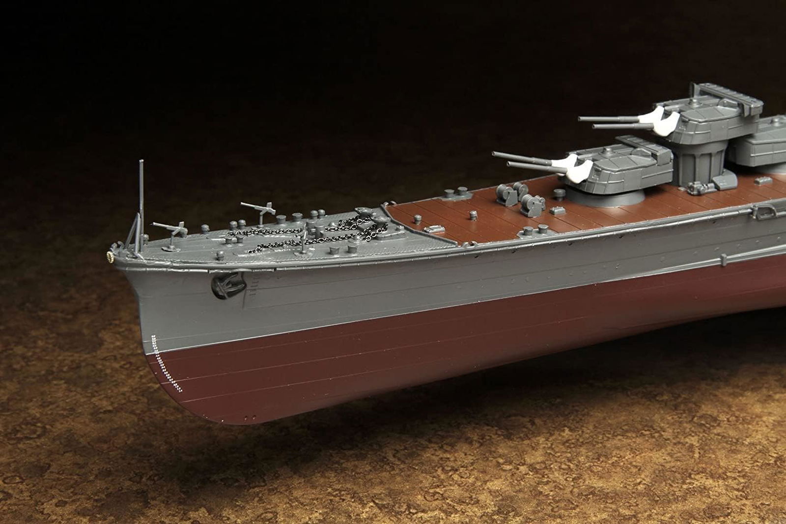 Aoshima 1/350 Ironclad [Steel Ship] Heavy Cruiser Ashigara - BanzaiHobby