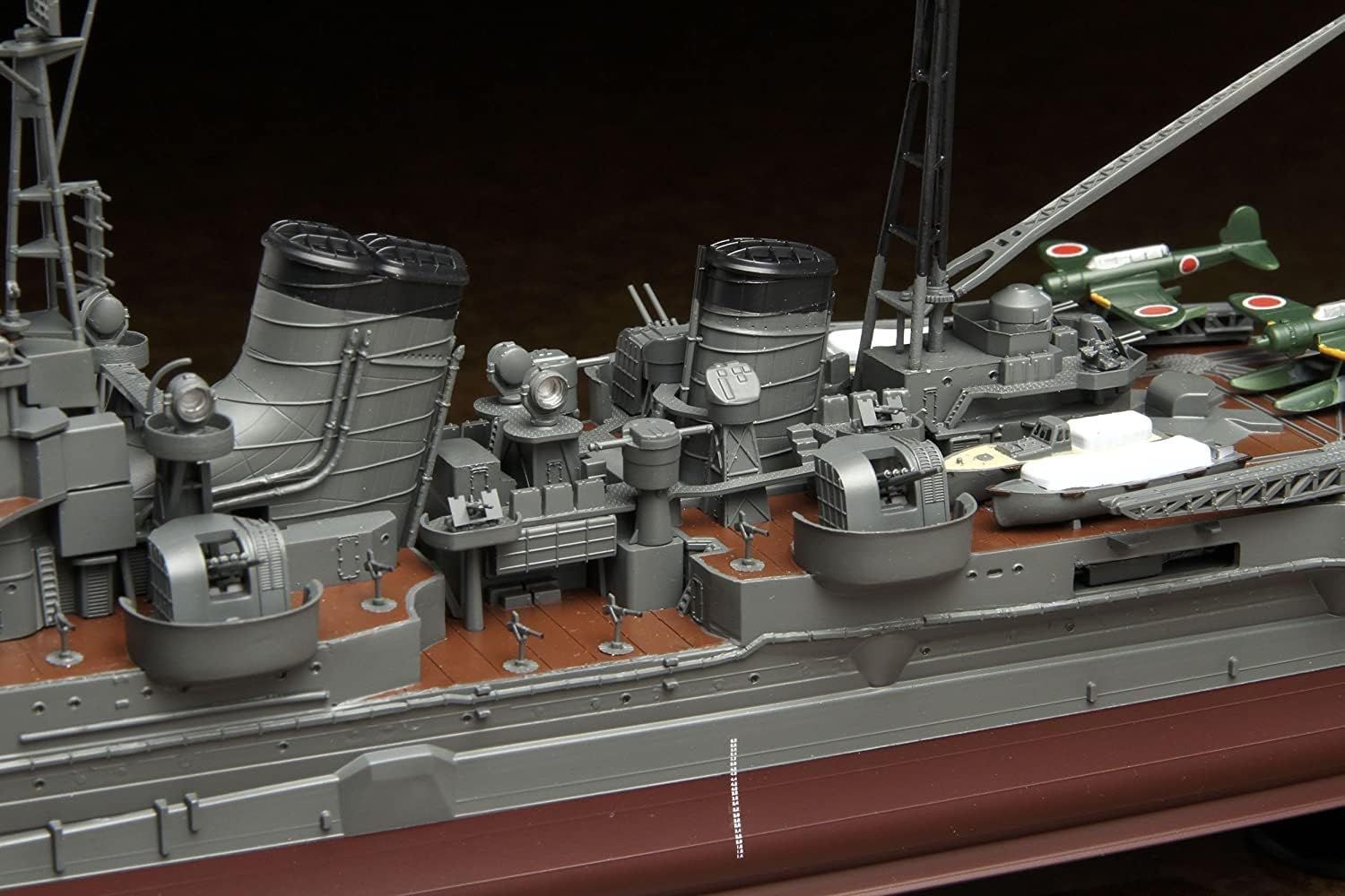 Aoshima 1/350 Ironclad [Steel Ship] Heavy Cruiser Ashigara - BanzaiHobby
