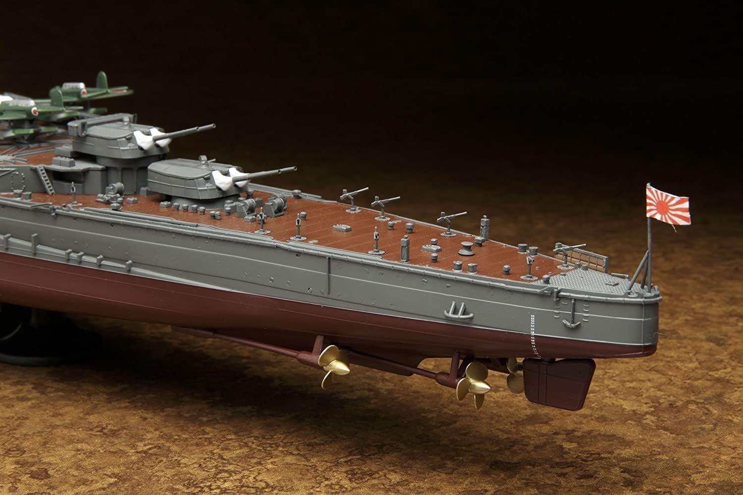 Aoshima 1/350 Ironclad [Steel Ship] Heavy Cruiser Ashigara - BanzaiHobby