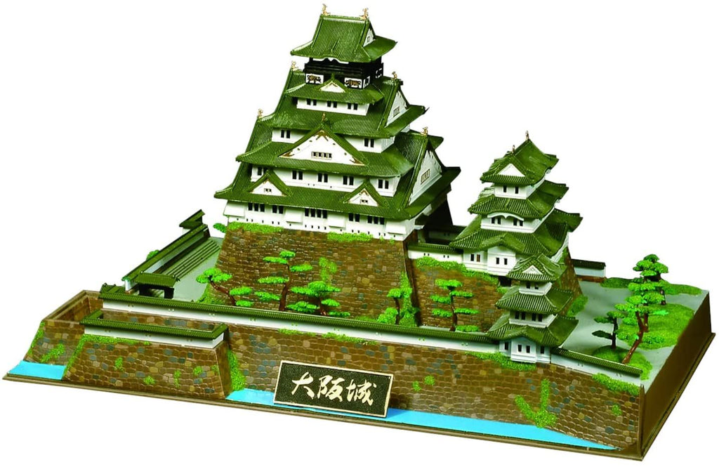 Maquette Plastique Doyusha DX-21/350 Deluxe Osaka Castle - Modèle à Assembler Et Peindre, Château Japonais