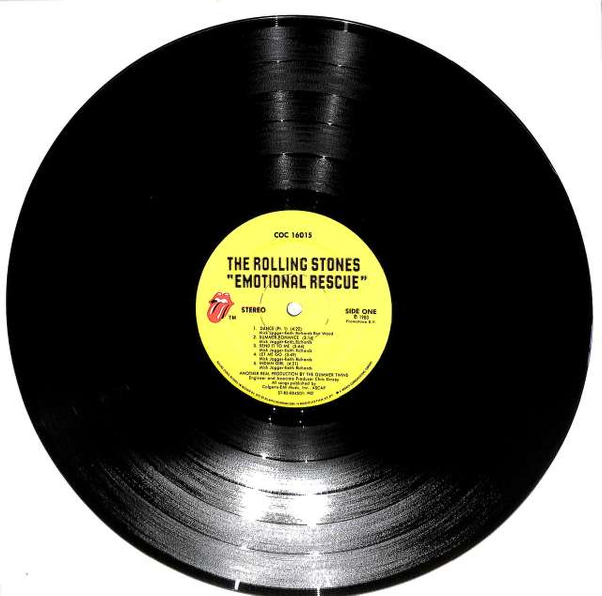WARNER The Rolling Stones "EMOTIONAL RESCUE COC16015