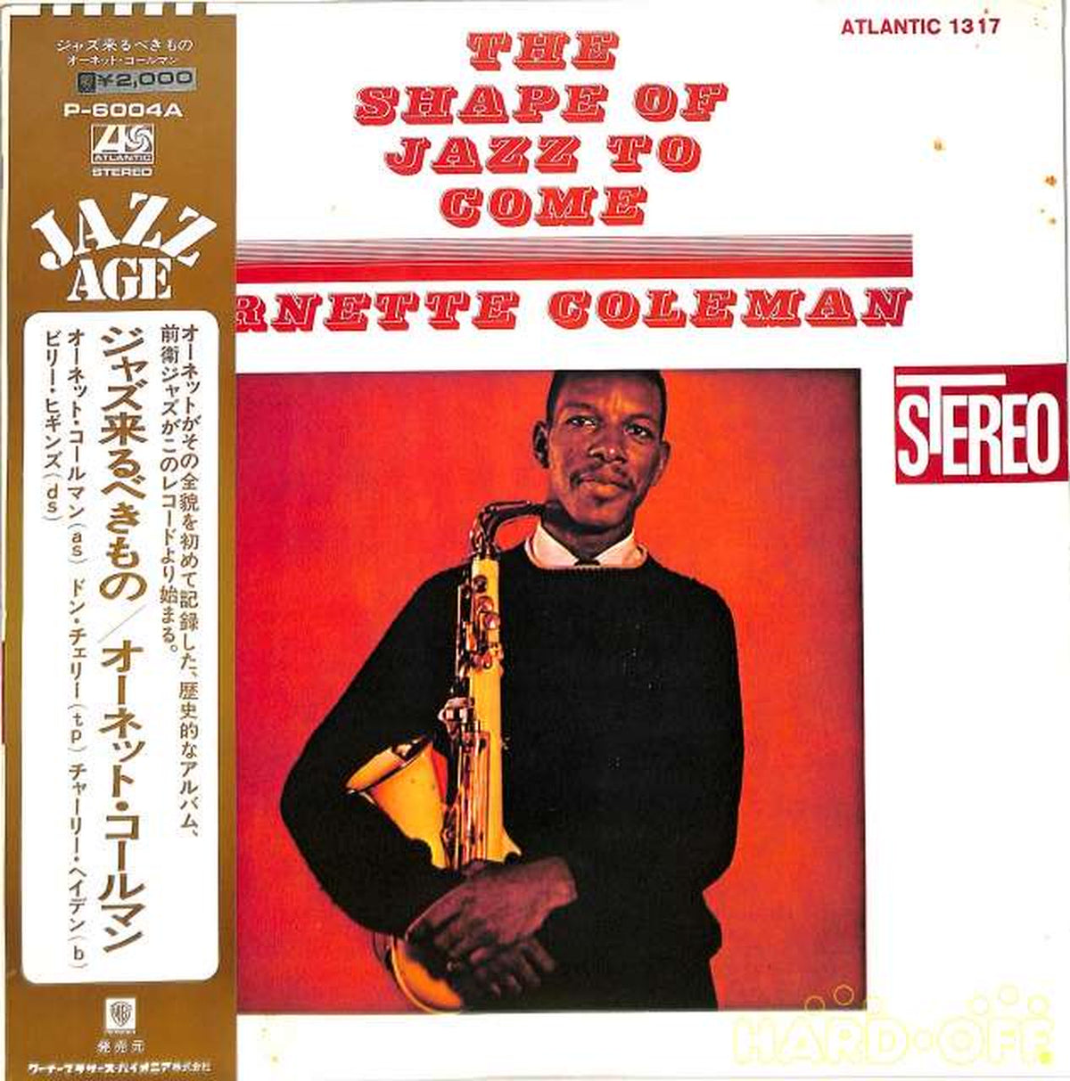 Warner Pioneer Ornette Coleman "Jazz What Is Coming" P-6004A