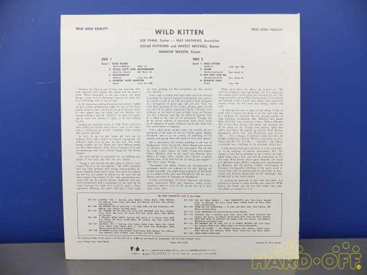 Fun House Co., Ltd. WILD KITTEN/JOE PUMA 22WB-7014/WILD KITTEN/JOE PUMA