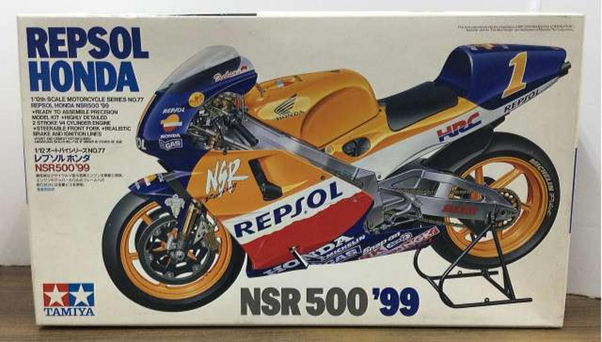 Tamiya Repsol Honda NSR500 '99 - Banzai Thrifting | BanzaiHobby
