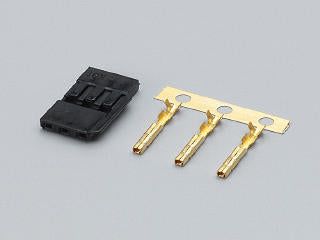 Ko Propo 36511 Servo Connector Plug Set w/3 Gold Pins - BanzaiHobby