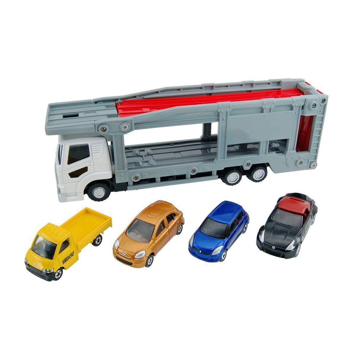 Tomica World Let's play with Tomica! Carrier Car Set