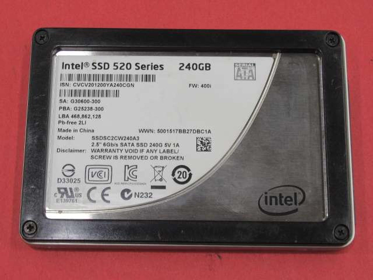 INTEL Internal SSD 240GB SSDSC2CW240A3 - Banzai Thrifting | BanzaiHobby