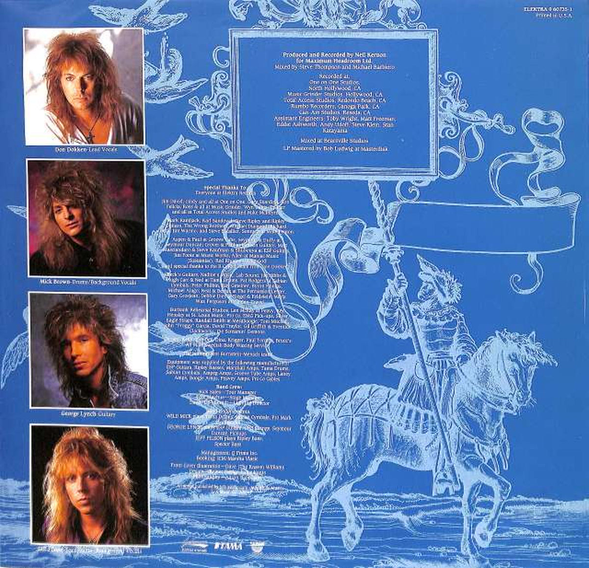 ELEKTRA Dokken "BACK FOR THE ATTACK" ELEKTRA 9 60735-1