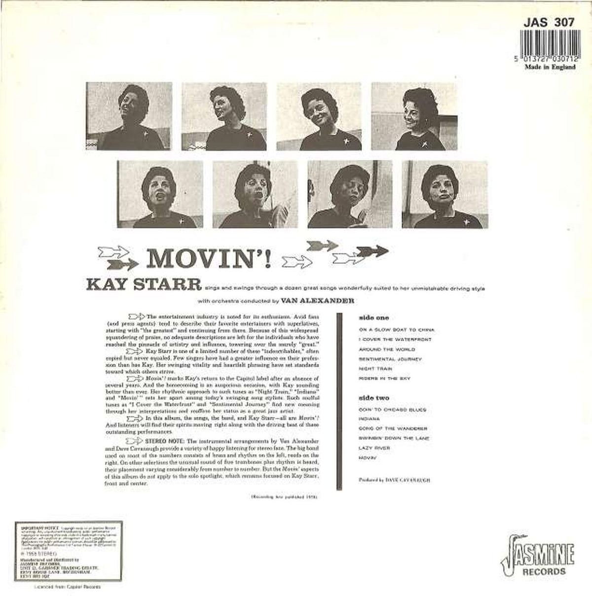 JASMINE Kei Star "MOVIN!" JAS 307 (Exported)