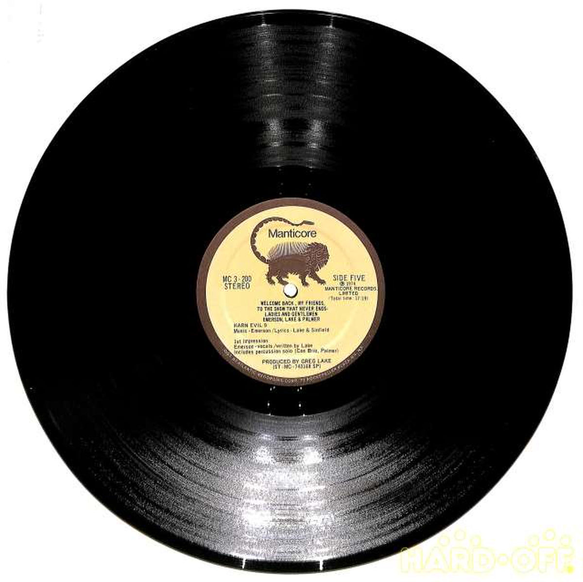 Manticore (imported, US) E.L.P. 'Ladies & Gentlemen' MC 3-200 3LP