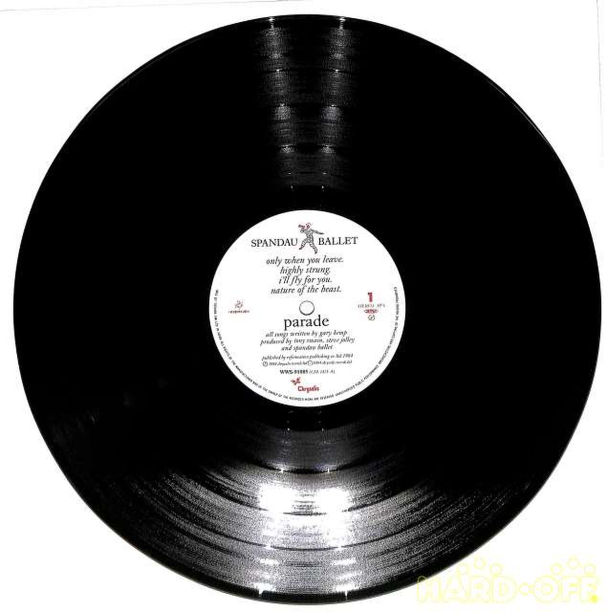Toshiba EMI Spander Ballet 'Parade' WWS-91085