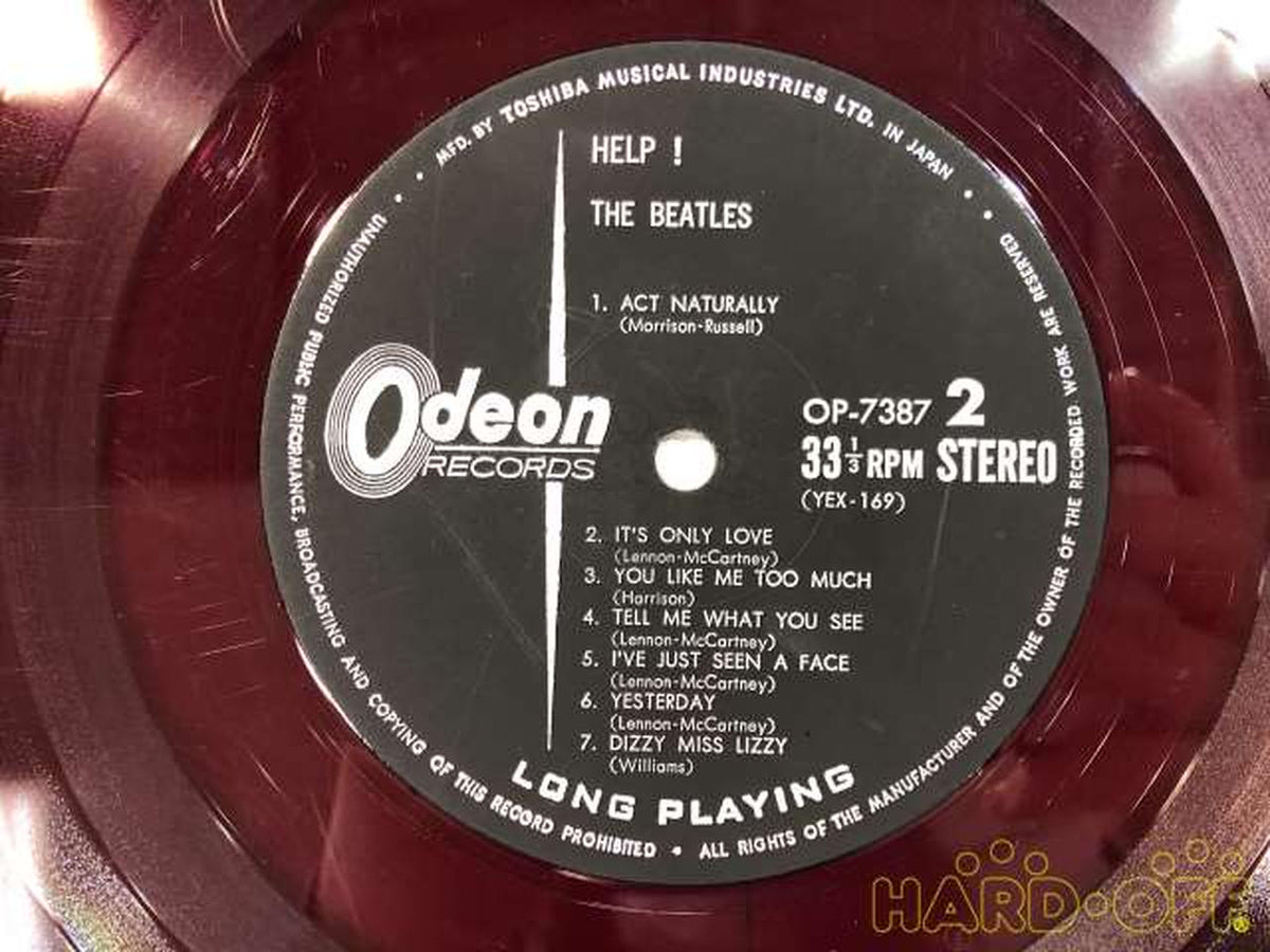 － [With Light Blue Obi] Red Disc THE BEATLES / HELP OP-7387