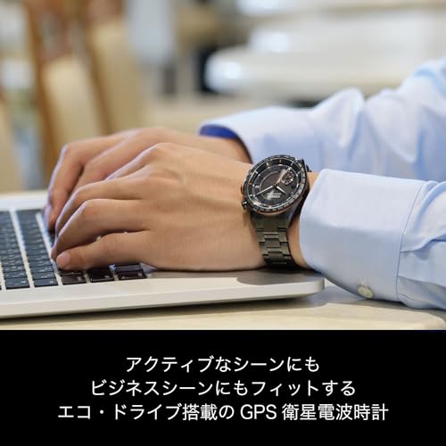 [シチズン] 腕時計 アテッサ F150 Eco-Drive エコ・ドライブGPS衛星電波時計 ダイレクトフライト ACT Line CC3085-51E メンズ ブラック - BanzaiHobby