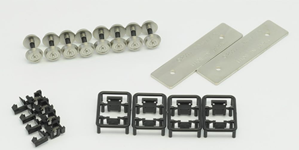 TOMYTEC 342083 (N Gauge) Tetsucolle Running Parts Set TT-05 (Wheel Diameter 6mm for 2 Cars Black)