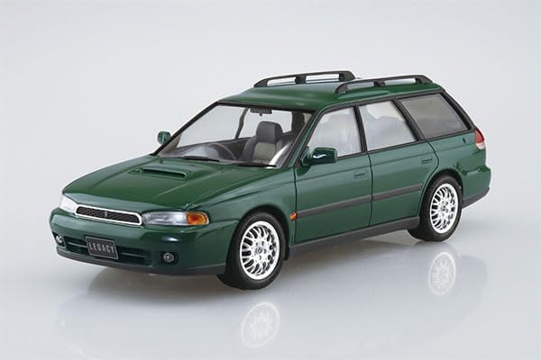 Aoshima 1/24 The Model Car No. 135 Subaru BG5 Legacy Touring Wagon '93 - BanzaiHobby