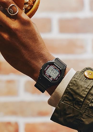 [カシオ] 腕時計 ジーショック Iconic Styles DW-5600RL-1 メンズ ブラック 初代G-SHOCKカラー [並行輸入品]